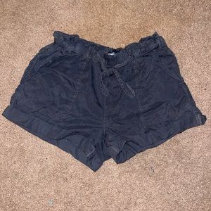 Charcoal Grey American Eagle Tie Shorts - Size M